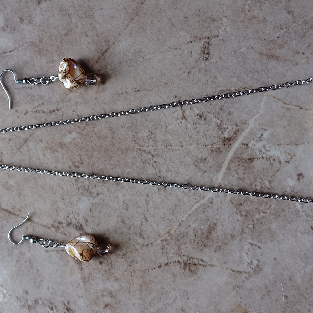 Elegant Silver and Gold Jewelry Set